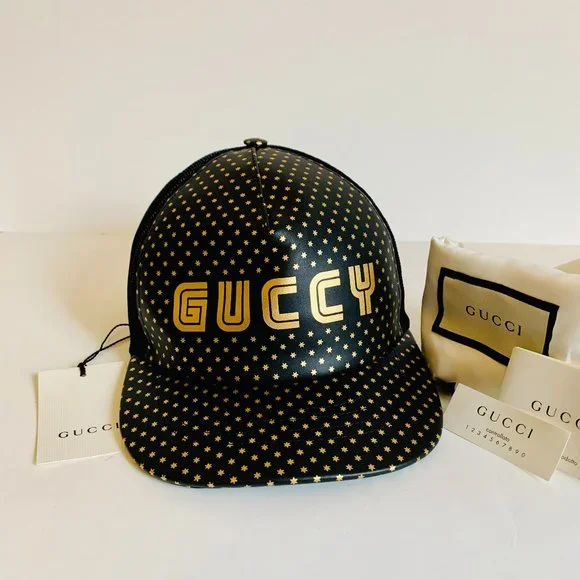 GUCCI GUCCY BASEBALL CAP WITH DUST BAG MADE IN ITALY Gucci Mesh GG Monogram Shivali Baseball Hat XL Cream Ivory  main image 3